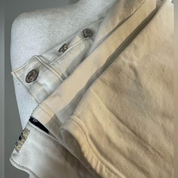 Citizens of Humanity Emerson Slim Boyfriend White Straight Leg Jeans Size 32 - Picture 7 of 9